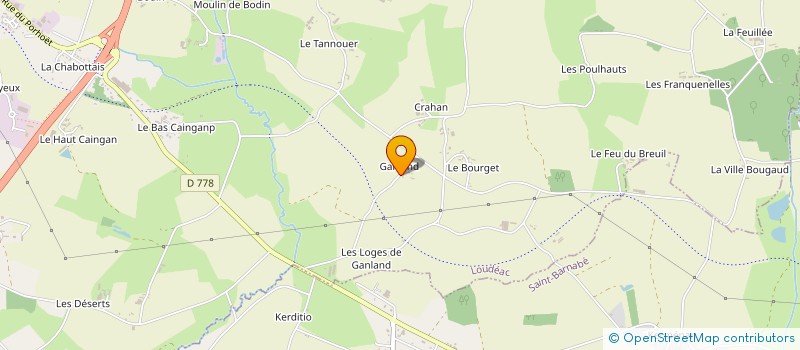 localisation de l'entreprise MONSIEUR JULIEN MARCHAND à LOUDEAC