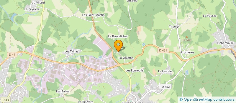 localisation de l'entreprise MONSIEUR JULIEN MARCOUX  SAINT-PAL-DE-MONS