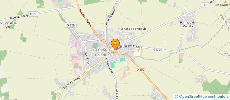 localisation de l'entreprise MONSIEUR JULIEN MAREST à BEAUNE-LA-ROLANDE