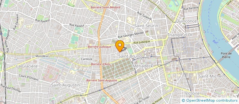 localisation de l'entreprise MONSIEUR JULIEN MARIE à BORDEAUX