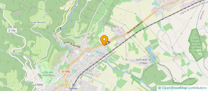 localisation de l'entreprise MONSIEUR JULIEN MARIE  TULLINS