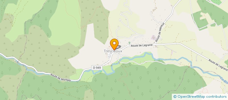 localisation de l'entreprise MONSIEUR JULIEN MARIE  TRESCLEOUX