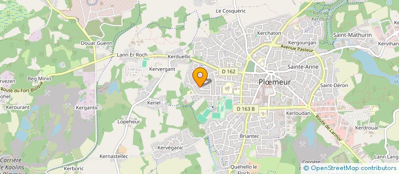 localisation de l'entreprise MONSIEUR JULIEN MARIET  PLOEMEUR