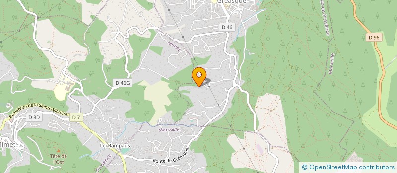 localisation de l'entreprise MONSIEUR JULIEN MARIN-MAZET  GREASQUE