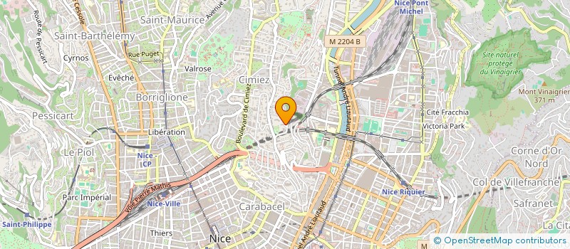 localisation de l'entreprise MONSIEUR JULIEN MARINO à NICE