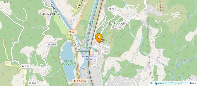 localisation de l'entreprise MONSIEUR JULIEN MARINONI  SAINT-MARTIN-DU-VAR