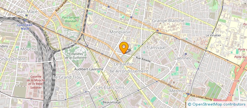 localisation de l'entreprise MONSIEUR JULIEN MARION  LYON