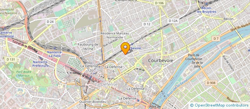 localisation de l'entreprise MONSIEUR JULIEN MARMILLOT à COURBEVOIE