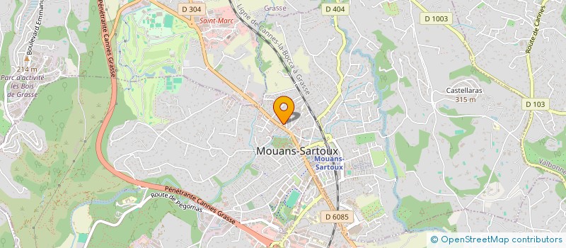 localisation de l'entreprise MONSIEUR JULIEN MARONE à MOUANS-SARTOUX