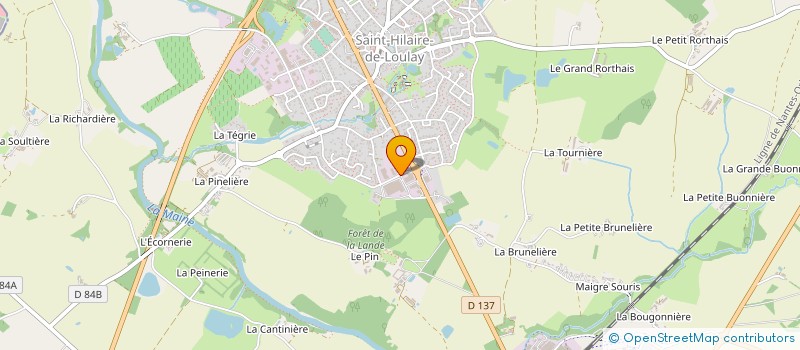 localisation de l'entreprise MONSIEUR JULIEN MARTAGUET à MONTAIGU-VENDEE