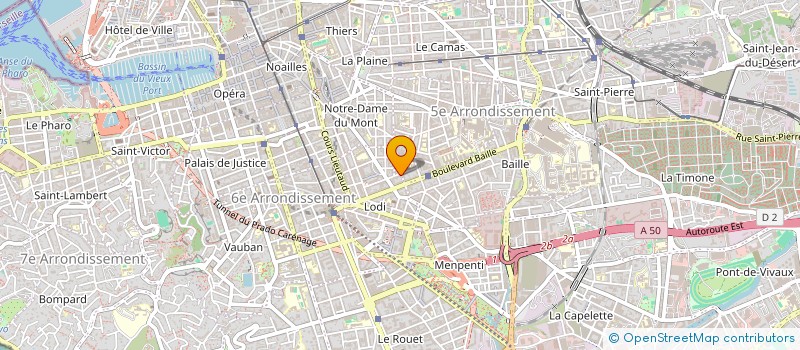 localisation de l'entreprise MONSIEUR JULIEN MARTI  MARSEILLE