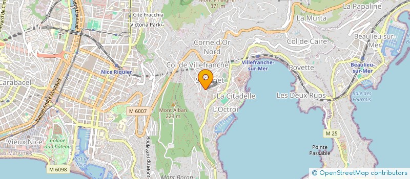 localisation de l'entreprise MONSIEUR JULIEN MARTIN à VILLEFRANCHE-SUR-MER