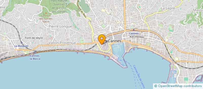 localisation de l'entreprise MONSIEUR JULIEN MARTIN à CANNES