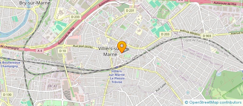 localisation de l'entreprise MONSIEUR JULIEN MARTIN à VILLIERS-SUR-MARNE