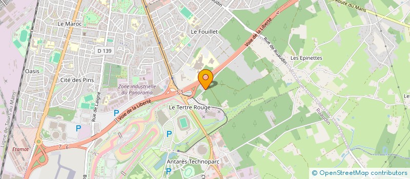 localisation de l'entreprise MONSIEUR JULIEN MARTIN  LE MANS