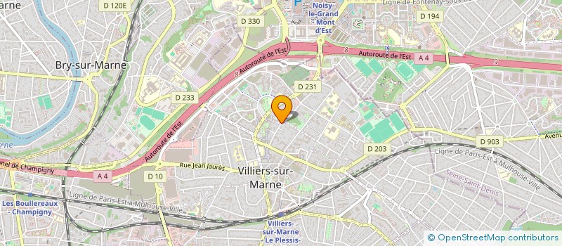 localisation de l'entreprise MONSIEUR JULIEN MARTIN  VILLIERS-SUR-MARNE