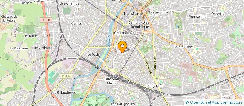 localisation de l'entreprise MONSIEUR JULIEN MARTINEAU à LE MANS