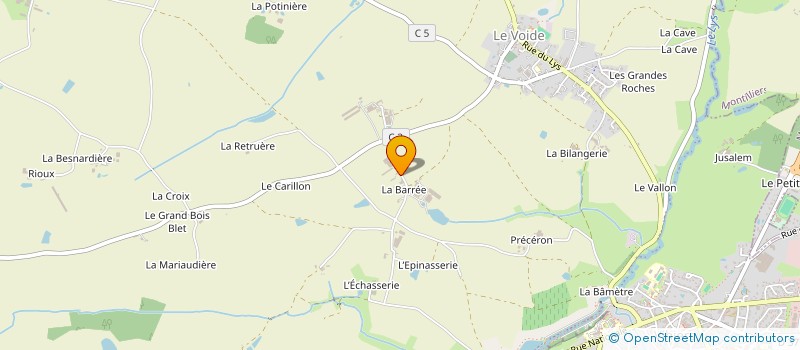 localisation de l'entreprise MONSIEUR JULIEN MARTINEAU à LYS-HAUT-LAYON