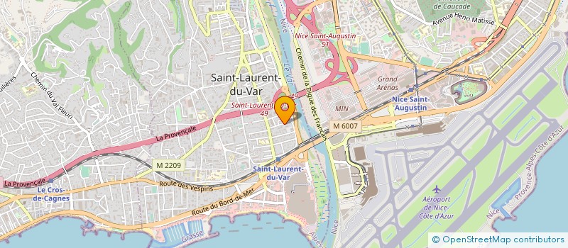 localisation de l'entreprise MONSIEUR JULIEN MARTINES à SAINT-LAURENT-DU-VAR