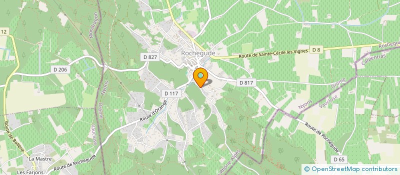 localisation de l'entreprise MONSIEUR JULIEN MARTINEZ-TARROUX  ROCHEGUDE