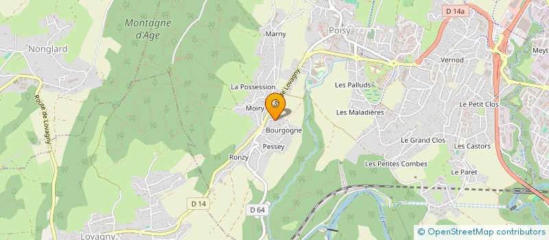 localisation de l'entreprise MONSIEUR JULIEN MARTINS à POISY