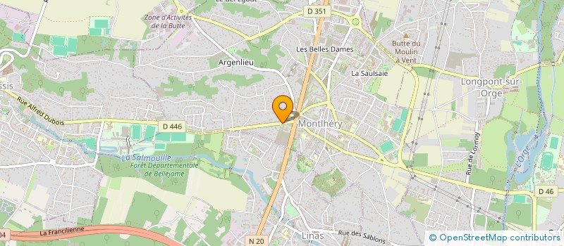 localisation de l'entreprise MONSIEUR JULIEN MARTINS  MONTLHERY