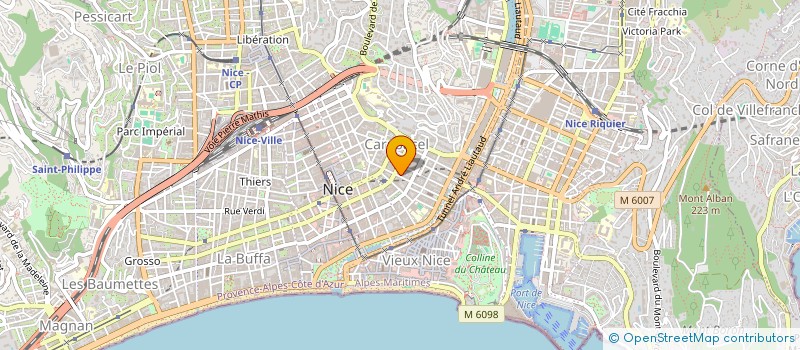 localisation de l'entreprise MONSIEUR JULIEN MARTY  NICE