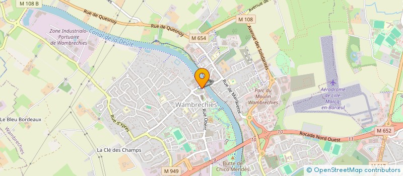 localisation de l'entreprise MONSIEUR JULIEN MARZIN  WAMBRECHIES