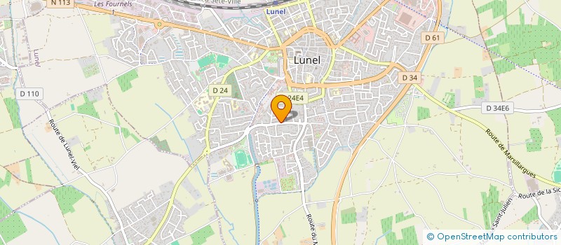 localisation de l'entreprise MONSIEUR JULIEN MAS  LUNEL