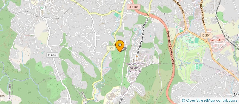 localisation de l'entreprise MONSIEUR JULIEN MASSARD  GRASSE