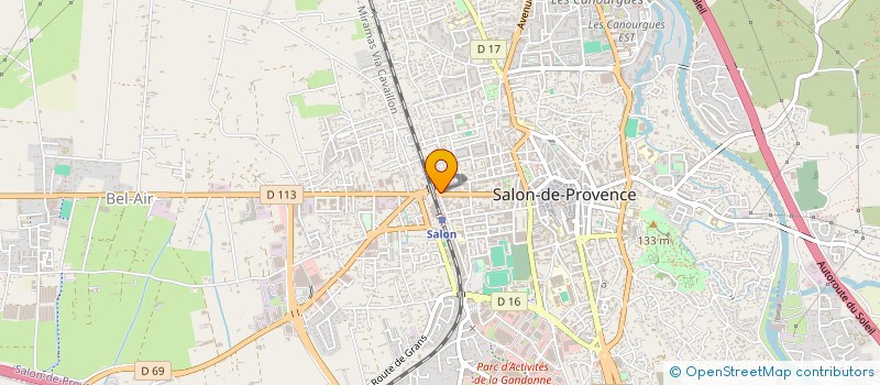 localisation de l'entreprise MONSIEUR JULIEN MASSE  SALON-DE-PROVENCE