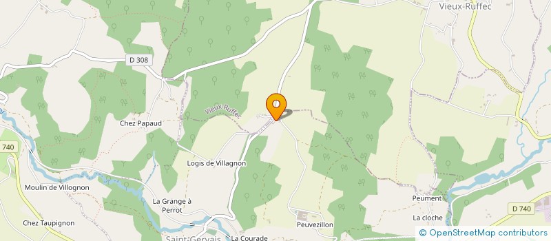 localisation de l'entreprise MONSIEUR JULIEN MASSIAS à NANTEUIL-EN-VALLEE