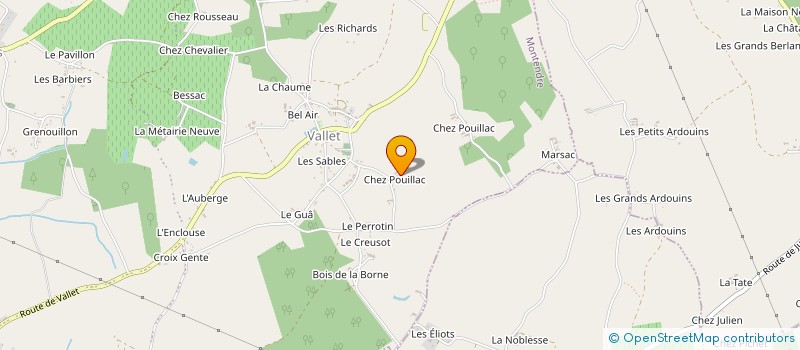 localisation de l'entreprise MONSIEUR JULIEN MASSIE  MONTENDRE