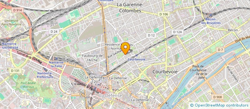 localisation de l'entreprise MONSIEUR JULIEN MASSON à COURBEVOIE