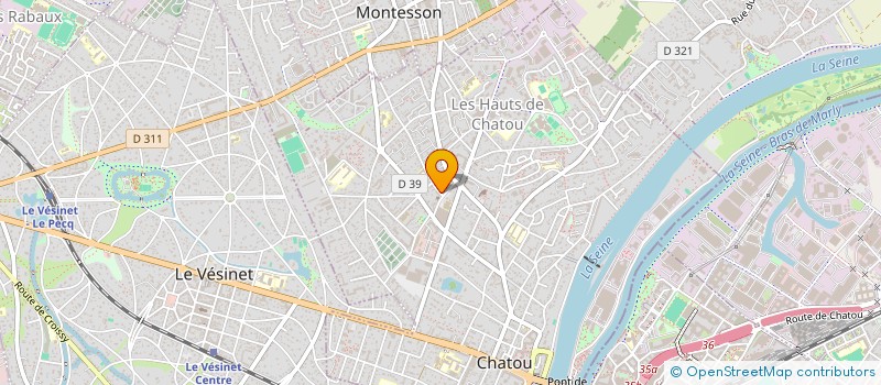 localisation de l'entreprise MONSIEUR JULIEN MASSON  CHATOU