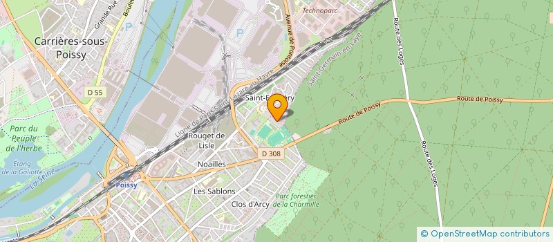 localisation de l'entreprise MONSIEUR JULIEN MASUDI  POISSY