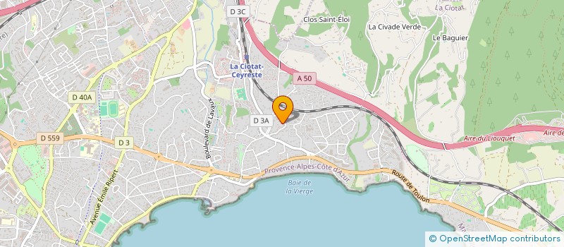 localisation de l'entreprise MONSIEUR JULIEN MATACCHIONE à LA CIOTAT