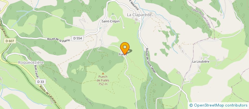 localisation de l'entreprise MONSIEUR JULIEN MATEO  LAVAL-ROQUECEZIERE