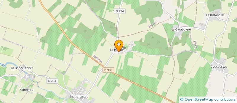 localisation de l'entreprise MONSIEUR JULIEN MATHIAS  SAINTES