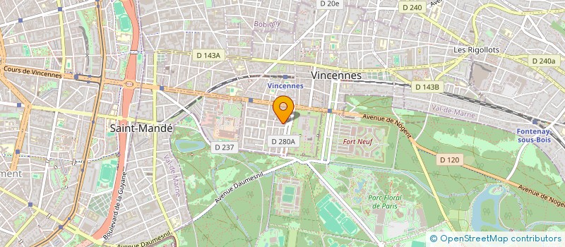 localisation de l'entreprise MONSIEUR JULIEN MATHIEU à VINCENNES