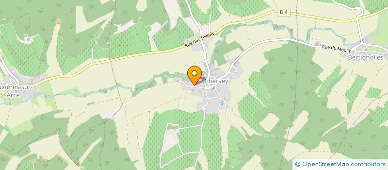 localisation de l'entreprise MONSIEUR JULIEN MATHIEU  CHERVEY