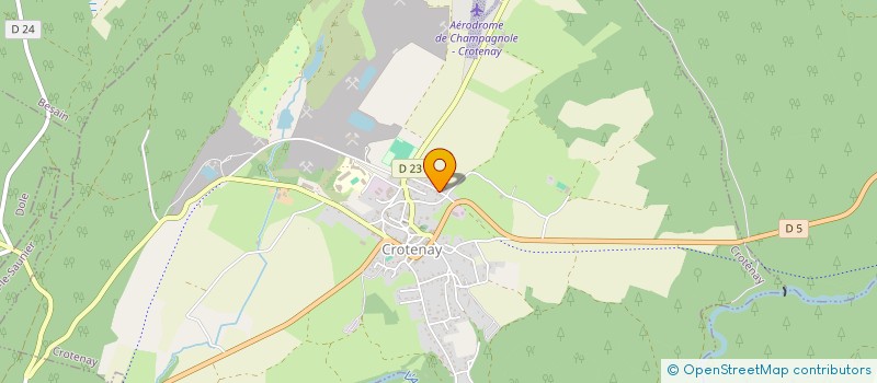 localisation de l'entreprise MONSIEUR JULIEN MATHIEU  CROTENAY