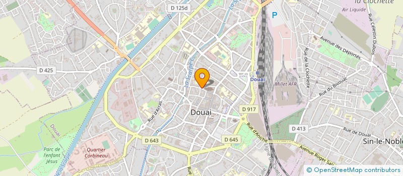 localisation de l'entreprise MONSIEUR JULIEN MATON à DOUAI