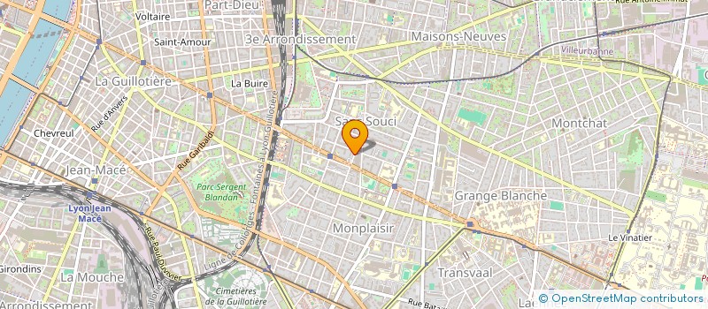 localisation de l'entreprise MONSIEUR JULIEN MATTIONI  LYON