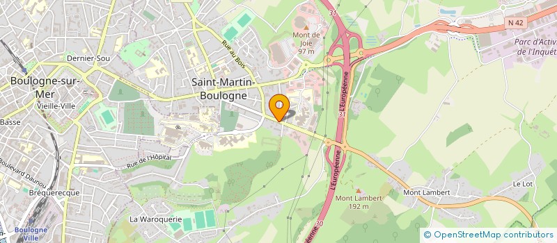 localisation de l'entreprise MONSIEUR JULIEN MAUBRUN  SAINT-MARTIN-BOULOGNE