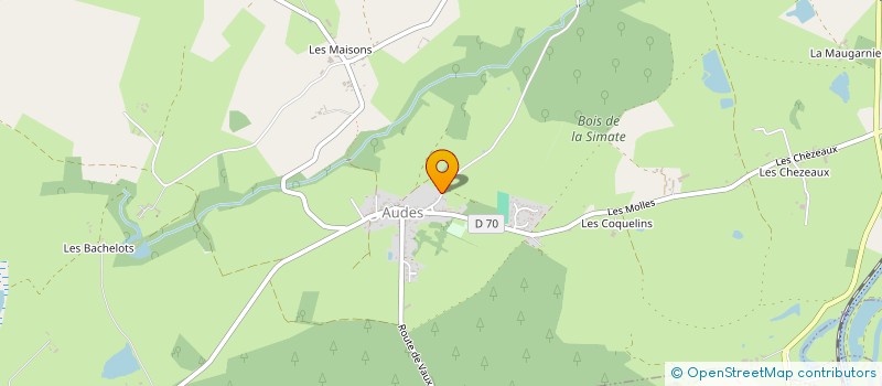 localisation de l'entreprise MONSIEUR JULIEN MAUCHAUSSAT  REUGNY