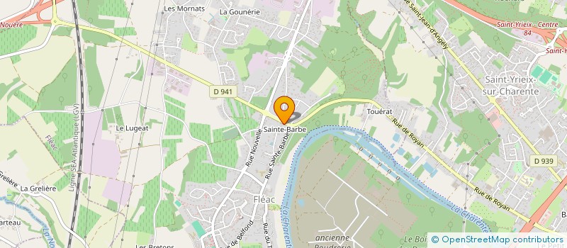 localisation de l'entreprise MONSIEUR JULIEN MAUDUIT  SAINT-YRIEIX-SUR-CHARENTE