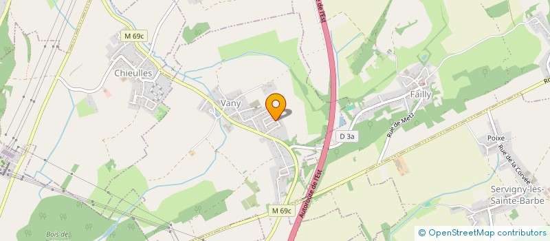 localisation de l'entreprise MONSIEUR JULIEN MAUDUIT  VANY