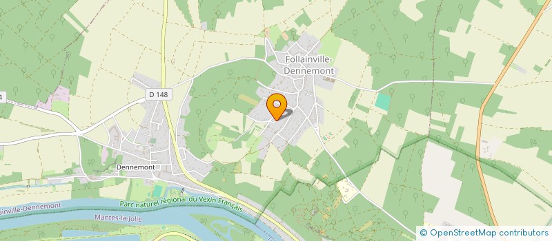 localisation de l'entreprise MONSIEUR JULIEN MAUGER à FOLLAINVILLE-DENNEMONT