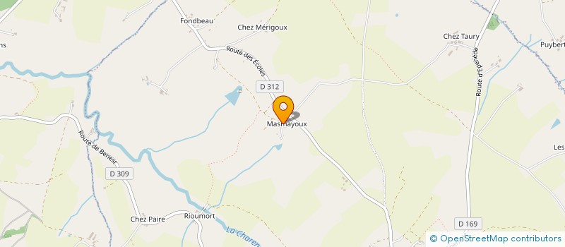 localisation de l'entreprise MONSIEUR JULIEN MAULEVRIER  ALLOUE